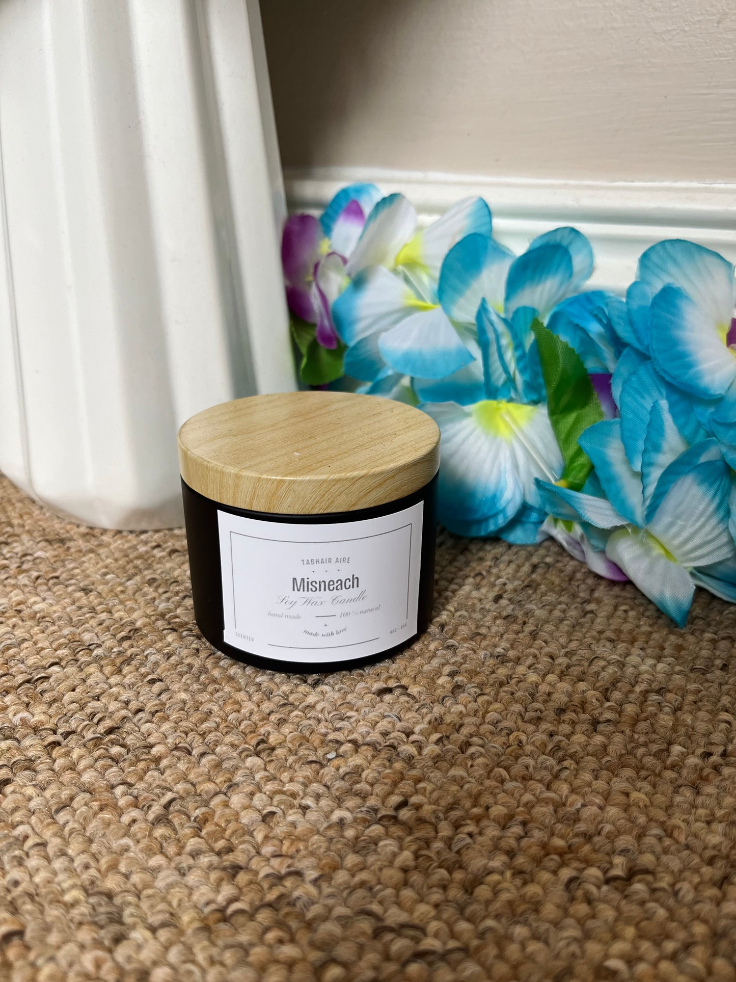 4oz hand-poured soy wax candle (5 available scents)