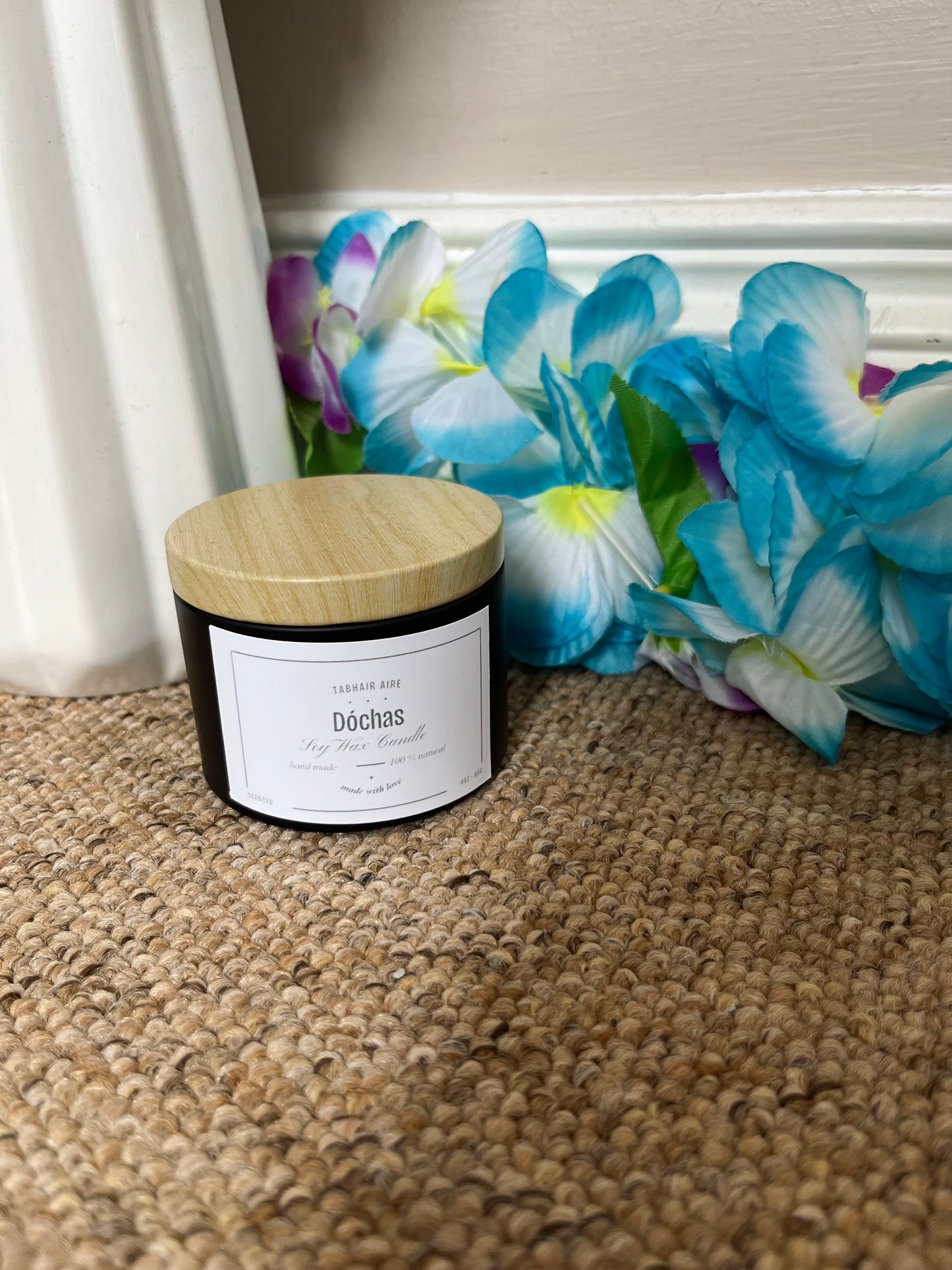 4oz hand-poured soy wax candle (5 available scents)