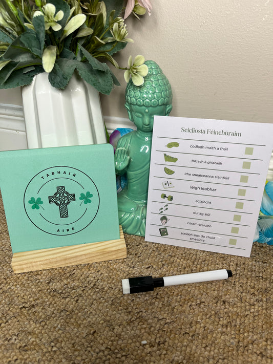 Irish self-care checklist (A5 size)