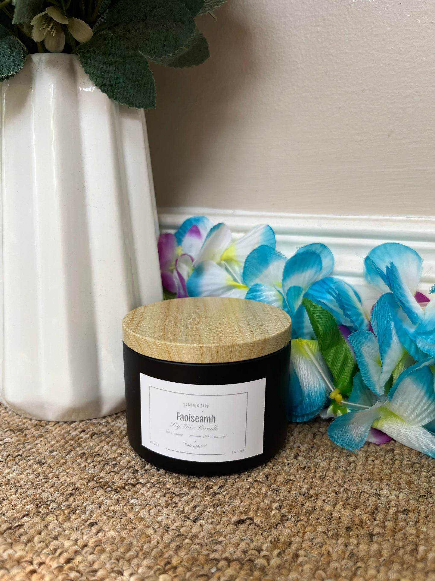 8oz hand-poured soy wax candle (5 available scents)