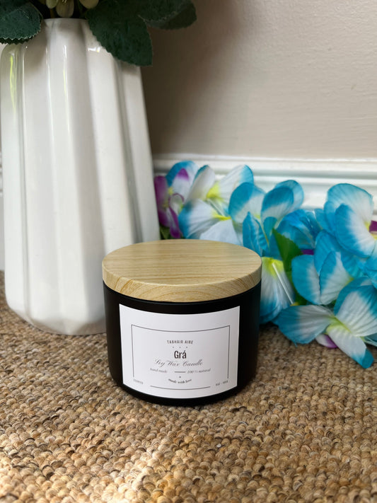 8oz hand-poured soy wax candle (5 available scents)