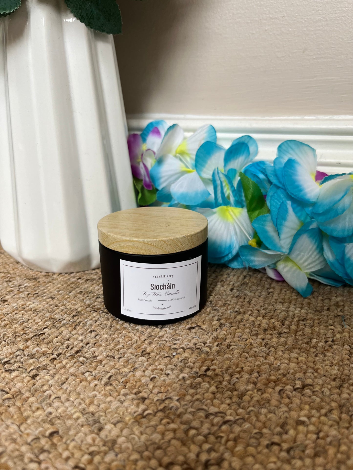 4oz hand-poured soy wax candle (5 available scents)
